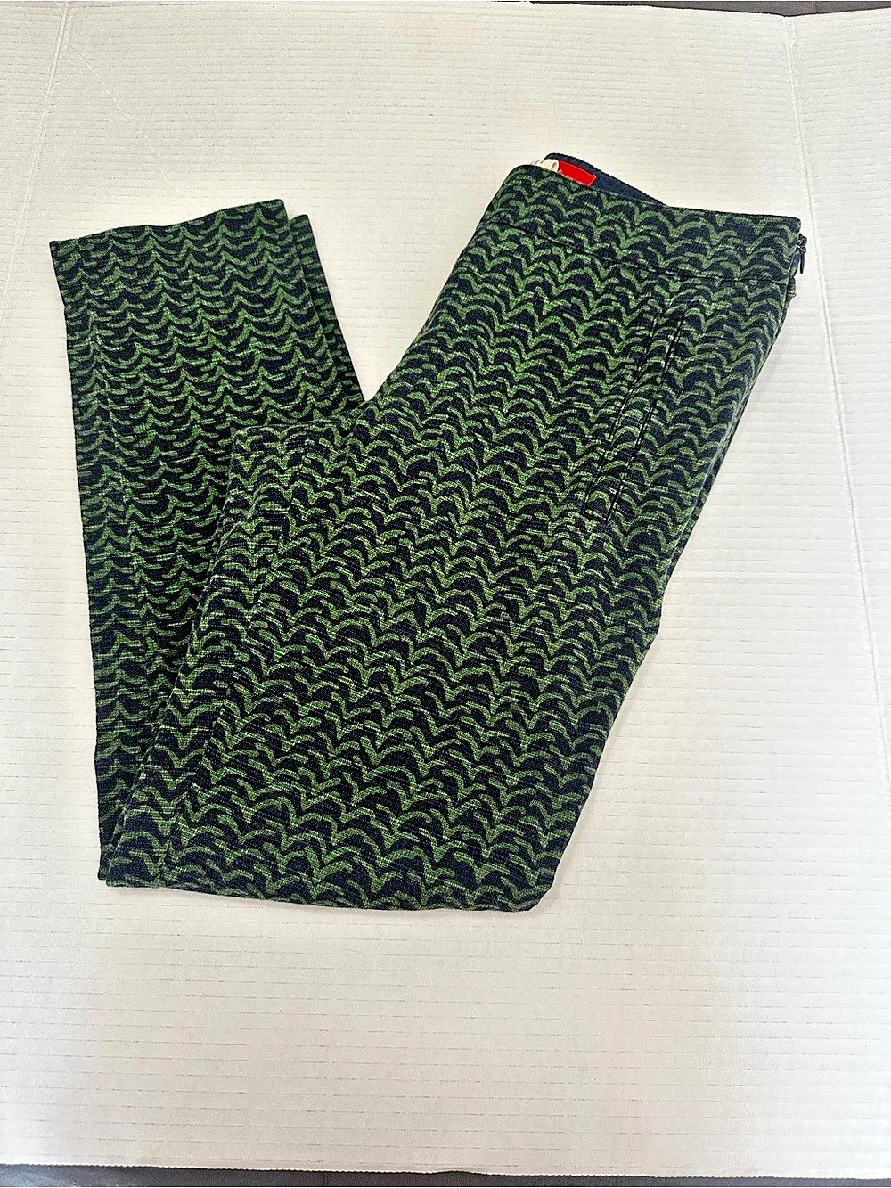 Cartonnier Ankle Pants Green & Black Size 6